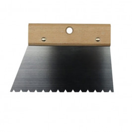 Outils | 20x13 cm | Spatule pour colle à parquet B11 matériel d'installation, peigne à colle